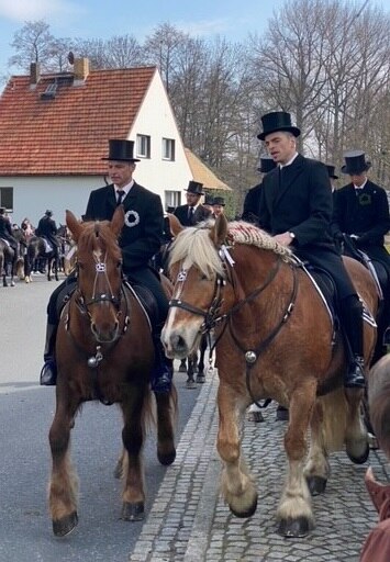 Osterreiten in Nebelschütz