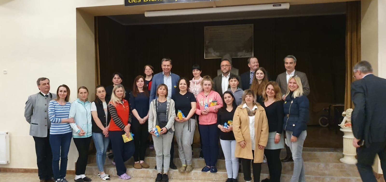 Gruppenfoto Besuch in Oppeln